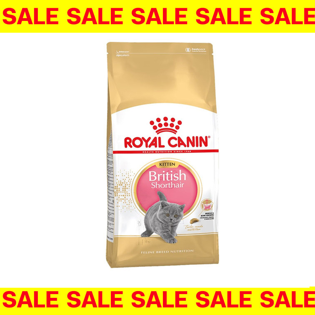 Sale[EXP17/5/26] ROYAL CANIN KITTEN BRITISH SHORTHAIR  2KG ลูกแมวพันธุ์ บริติช ชอร์ทแฮร์