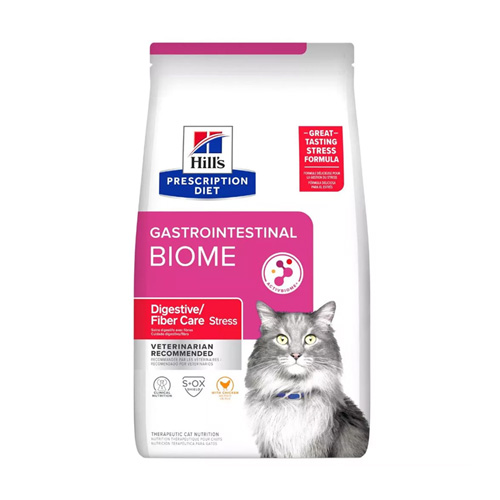 (แพ็คเกจใหม่) Hill's Gastrointestinal Biome feline 1.81 Kg อาหารสำหรับแมวโรคท้องเสีย ท้องร่วง