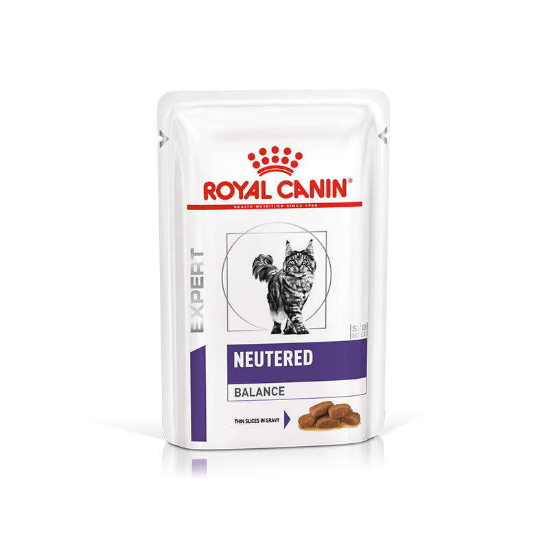 Royal canin VET Neutered Satiety Balance  85g  (12ซอง) อาหารแมวหลังทำหมัน