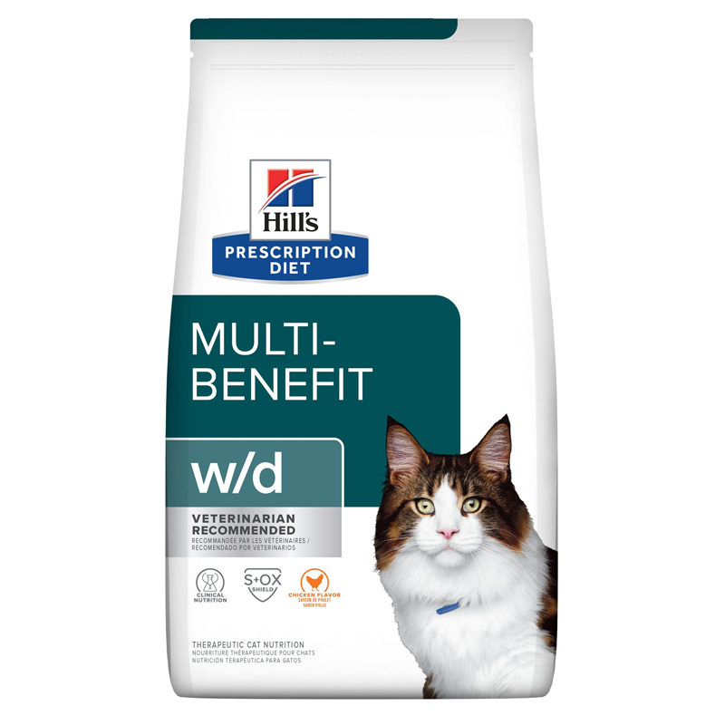 Hill's W/d Multi-Benefit Feline 1.5 kg อาหารแมว