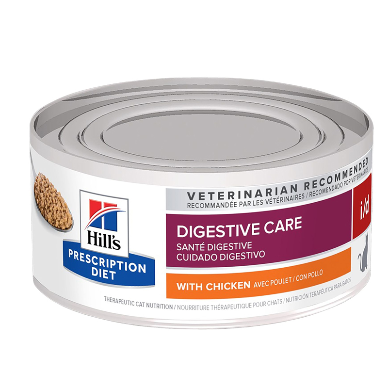 Hill's i/d feline 156g อาหารเปียกสำหรับแมวโรคลำไส้ ท้องเสีย อาเจียน