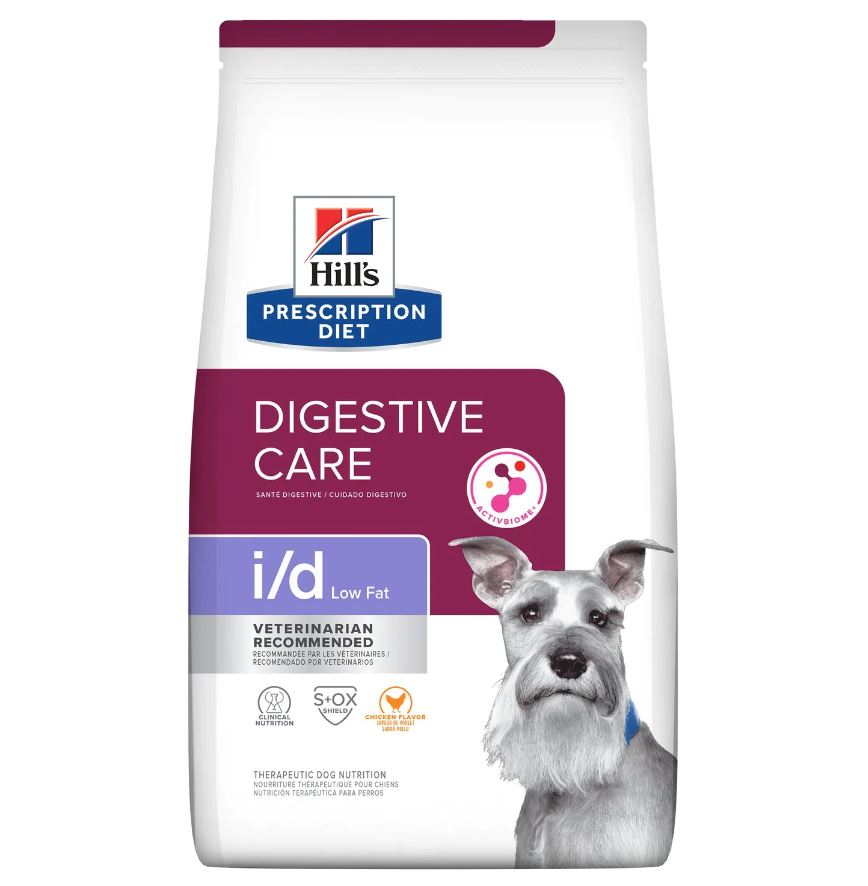 Hill's i/d Lowfat digestive care 3.85 KG โภชนาการย่อยง่ายและไขมันต่ำ