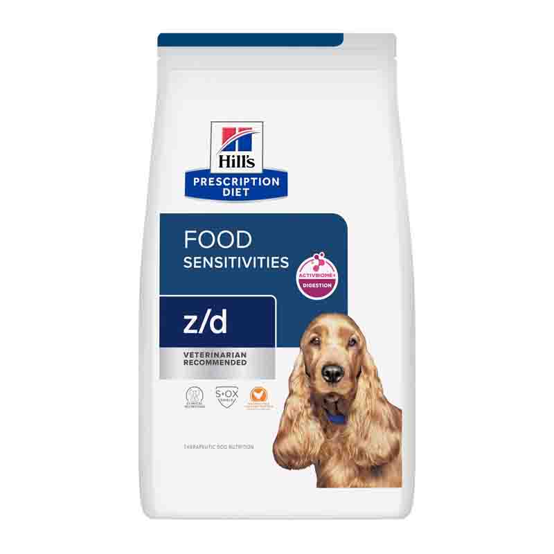 Hill's Z/d 8 lbs (3.63กก.) อาหารทดสอบภูมิแพ้สุนัข