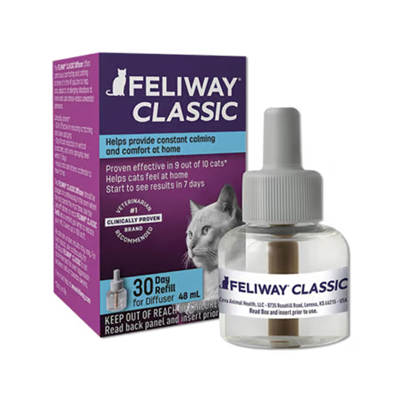 FELIWAY Diffuser Refill 48 ML (รีฟิล) สำหรับเครื่องเสียบปลั๊ค