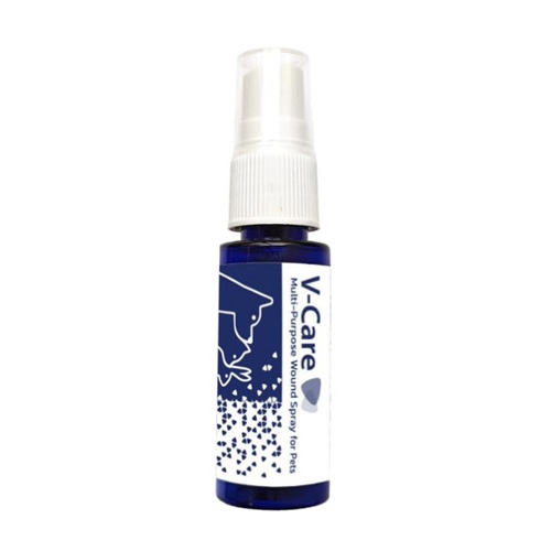 V-care Nano Spray 25 ml. สเปรย์พ่นรักษาฆ่าเชื้อแบคทีเรีย สำหรับสัตว์ (Silver nano)