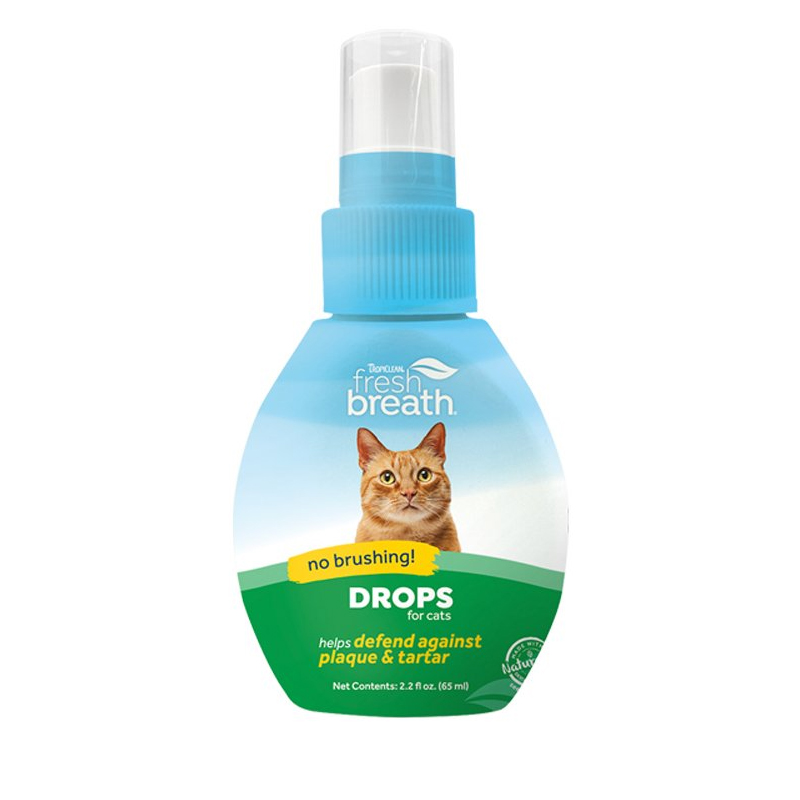 [DROPผสมน้ำ] Fresh breath drop cat 65 ml แมวป้องกันคราบหินปูน