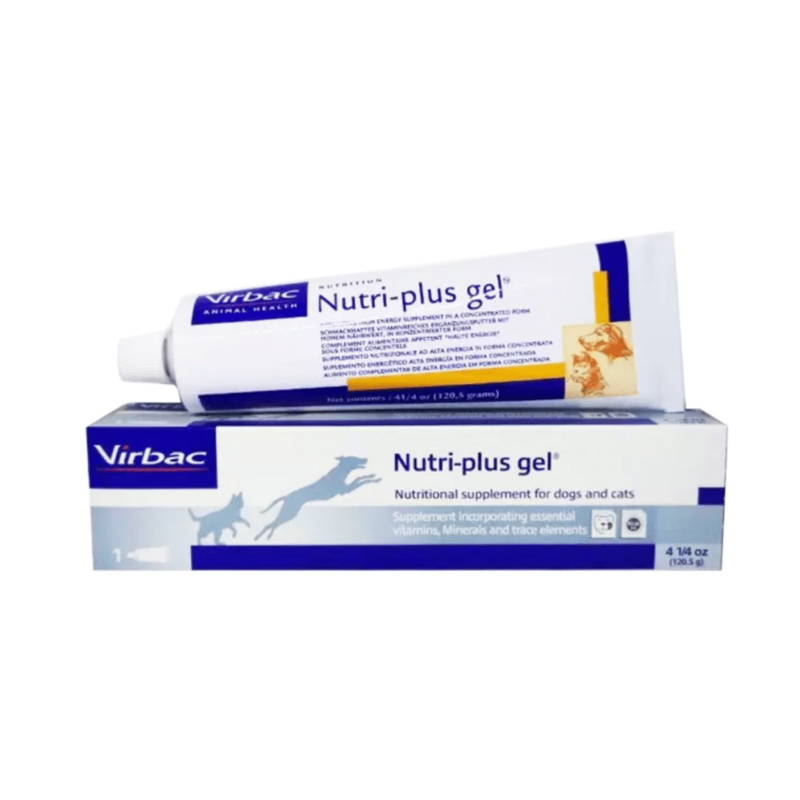 Virbac nutriplus gel 120.5กรัม เจลเสริมอาหาร เสริมวิตามินสำหรับสัตว์เลี้ยง