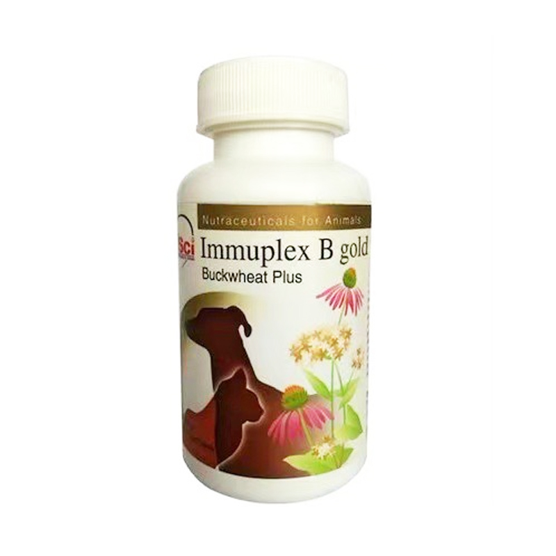 Immuplex B Gold 60 เม็ด วิตามินเสริมภูมิสำหรับสุนัขและแมว ผลิตภัณฑ์เสริมภูมิผลิตจากธรรมชาติ