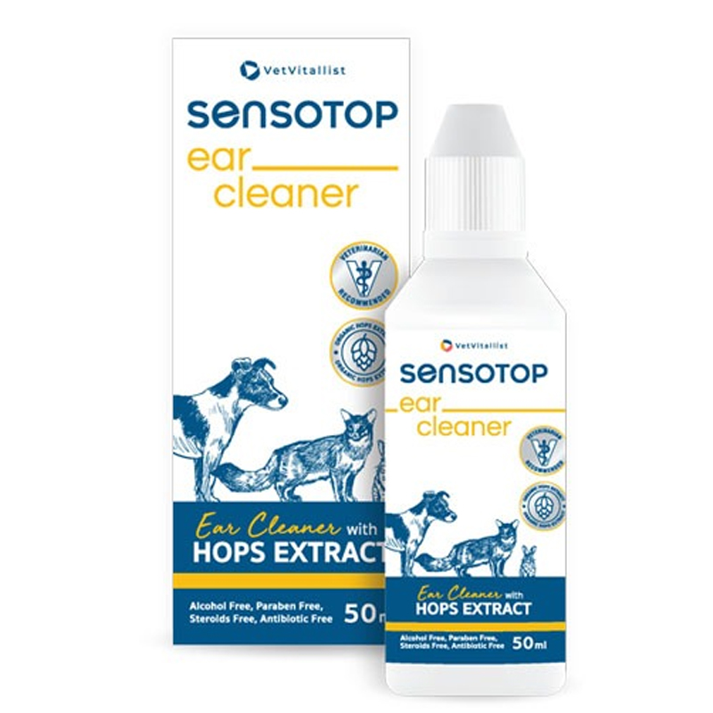 Sensotop  น้ำยาล้างหู 50 มล. รักษาเชื้อรา ยีสต์แบคทีเรีย ช่องหู