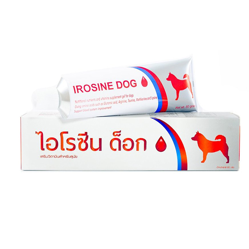 Irosine dog 80g วิตามินบำรุงเลือดสุนัข