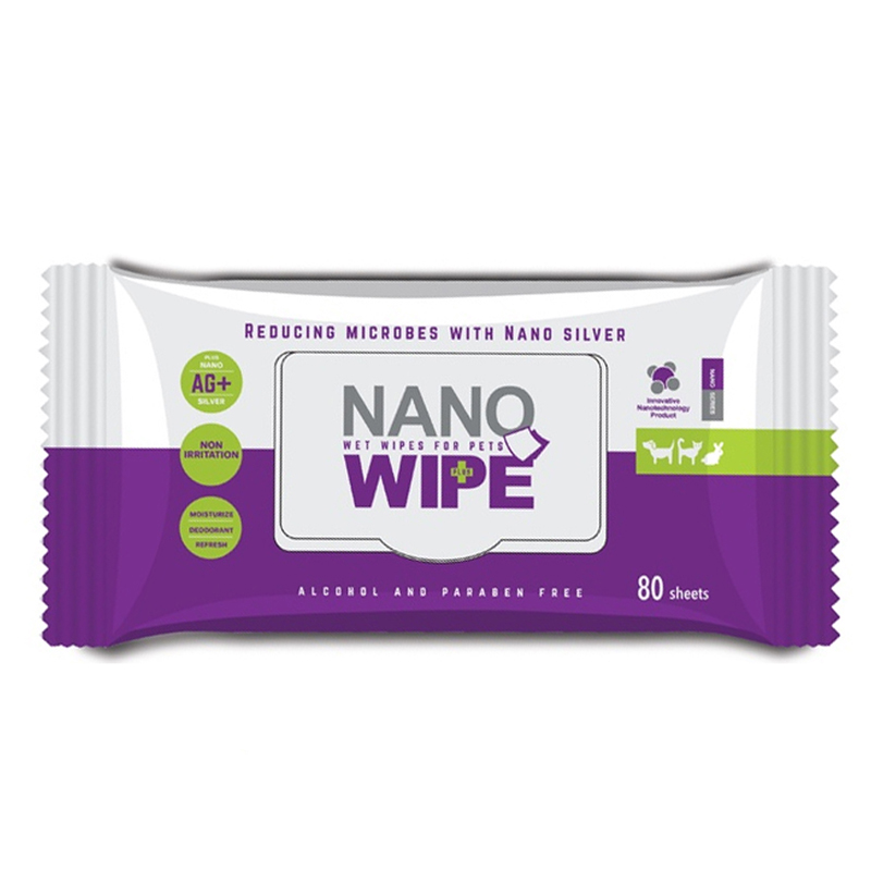 NANO WIPE แผ่นเช็ดทำความสะอาดเชื้อแบคทีเรีย