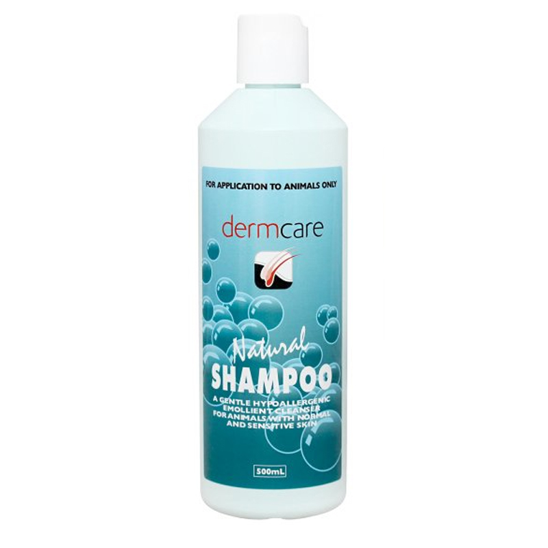 NATURAL SHAMPOO Mild Hypoallergenic 500 ML แชมพูสำหรับผิวแพ้ง่ายและบอบบาง สำหรับสัตว์เลี้ยง