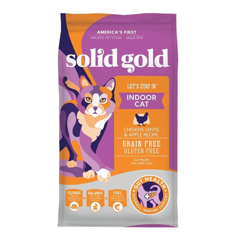 Solid Gold Let s stay In - Indoor สูตรเนื้อไก่ 1.36 Kg