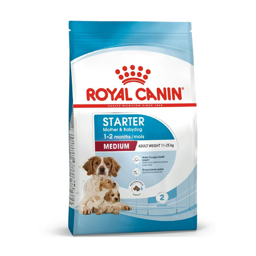 ROYAL CANIN MEDIUM  STARTER MOTHER  &  BABY  DOG   1KG แม่และลูกสุนัขพันธุ์กลาง