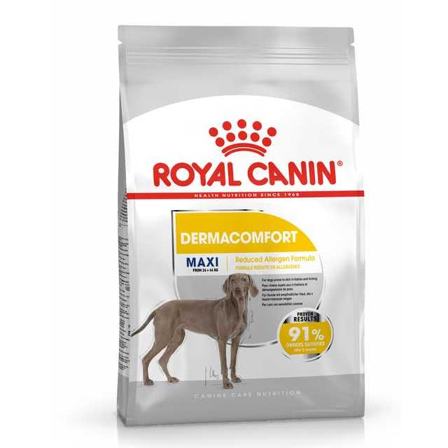 Royalcanin Maxi dermacomfort 3 Kg อาหารสุนัขโตพันธู์ใหญ่บำรุงขน