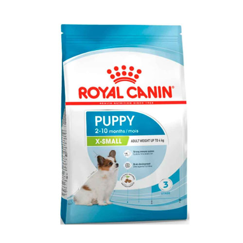 ROYAL CANIN X-SMALL PUPPY 3KG ลูกสุนัขพันธุ์เล็กน้ำหนัก<4กก.