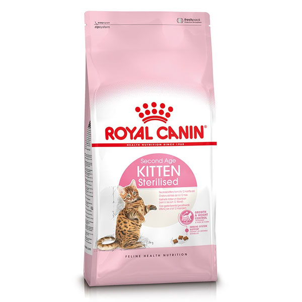 Royal canin KITTEN STERILISED 400 g สำหรับลูกแมวทำหมัน อายุ 6 - 12 เดือน