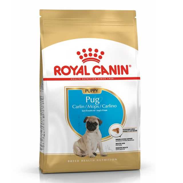 Royalcanin pug puppy 500g อาหารลูกสุนัขพันธุ์ปั๊ก