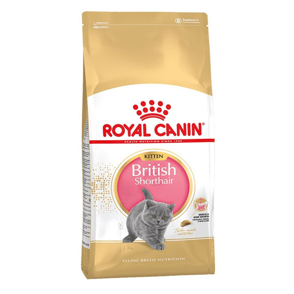 ROYAL CANIN KITTEN BRITISH SHORTHAIR  2KG ลูกแมวพันธุ์ บริติช ชอร์ทแฮร์