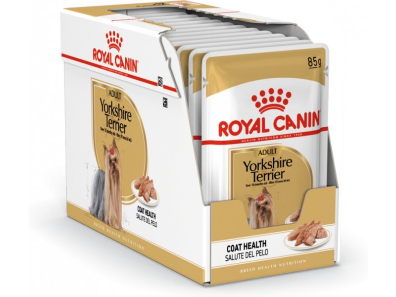 ROYAL CANIN YORKSHIRE ADULT WET อาหารเปียก (กล่อง) สุนัขโตพันธุ์ยอร์คไชร์