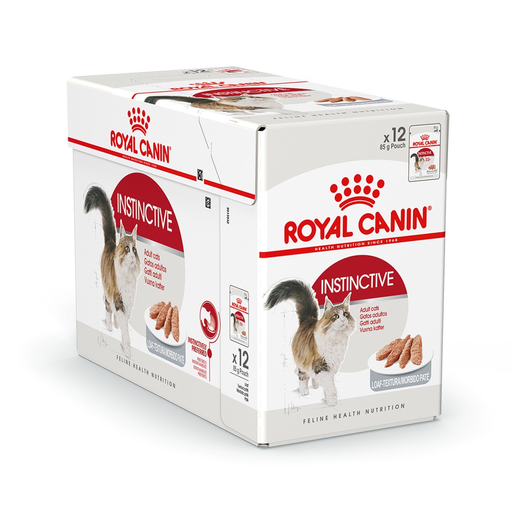 Royal canin Instinctive LOAF Pouch 12 ซอง อาหารแมวโตคุมรูปร่าง