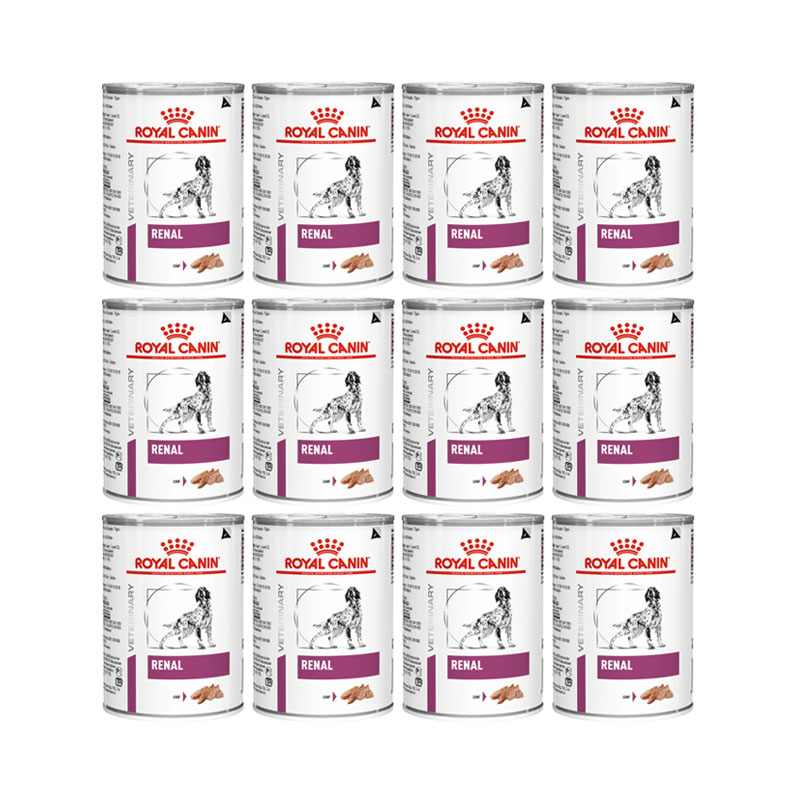 (12กระป๋อง) Royal canin VET Renal dog อาหารเปียกสุนัขโรคไต