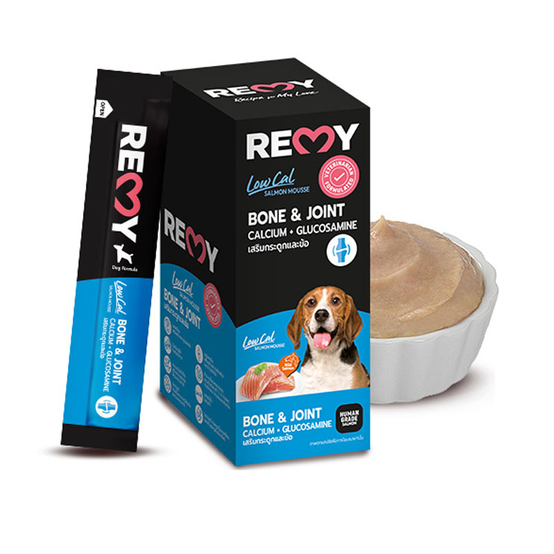 Remy Dog แซลมอนมูส พลัส แคลเซียมและกลูโคซามีน