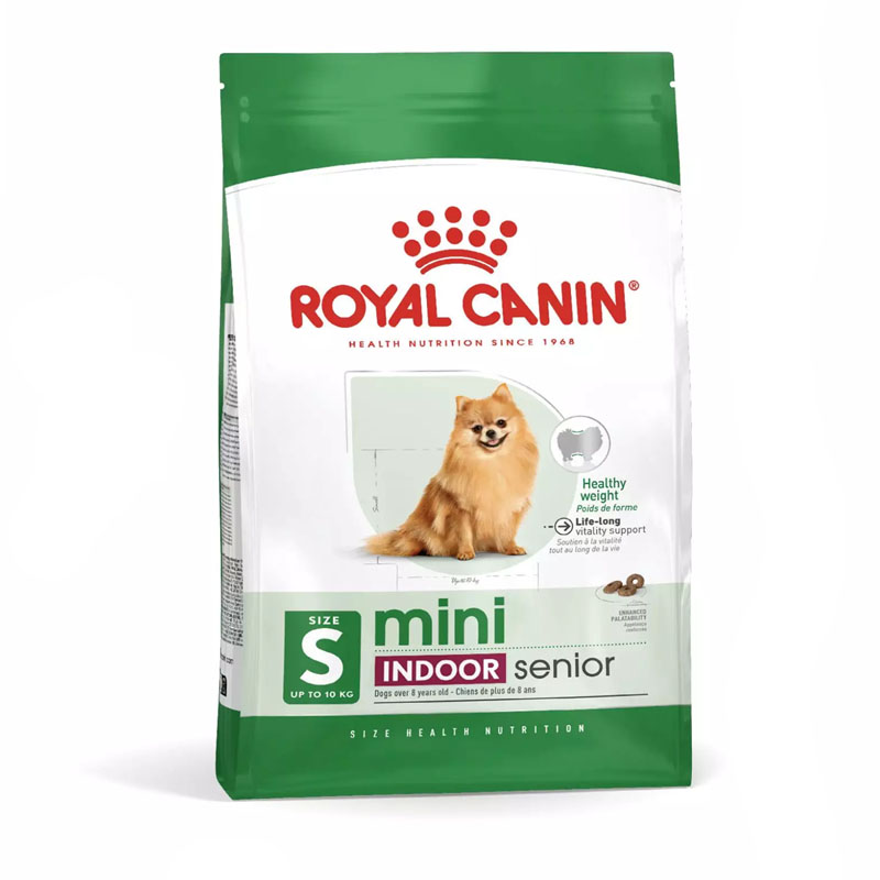 Royal canin Indoor Senior 500g สำหรับสุนัขสูงวัย พันธุ์เล็ก เลี้ยงในบ้าน อายุ 8 ปีขึ้นไป