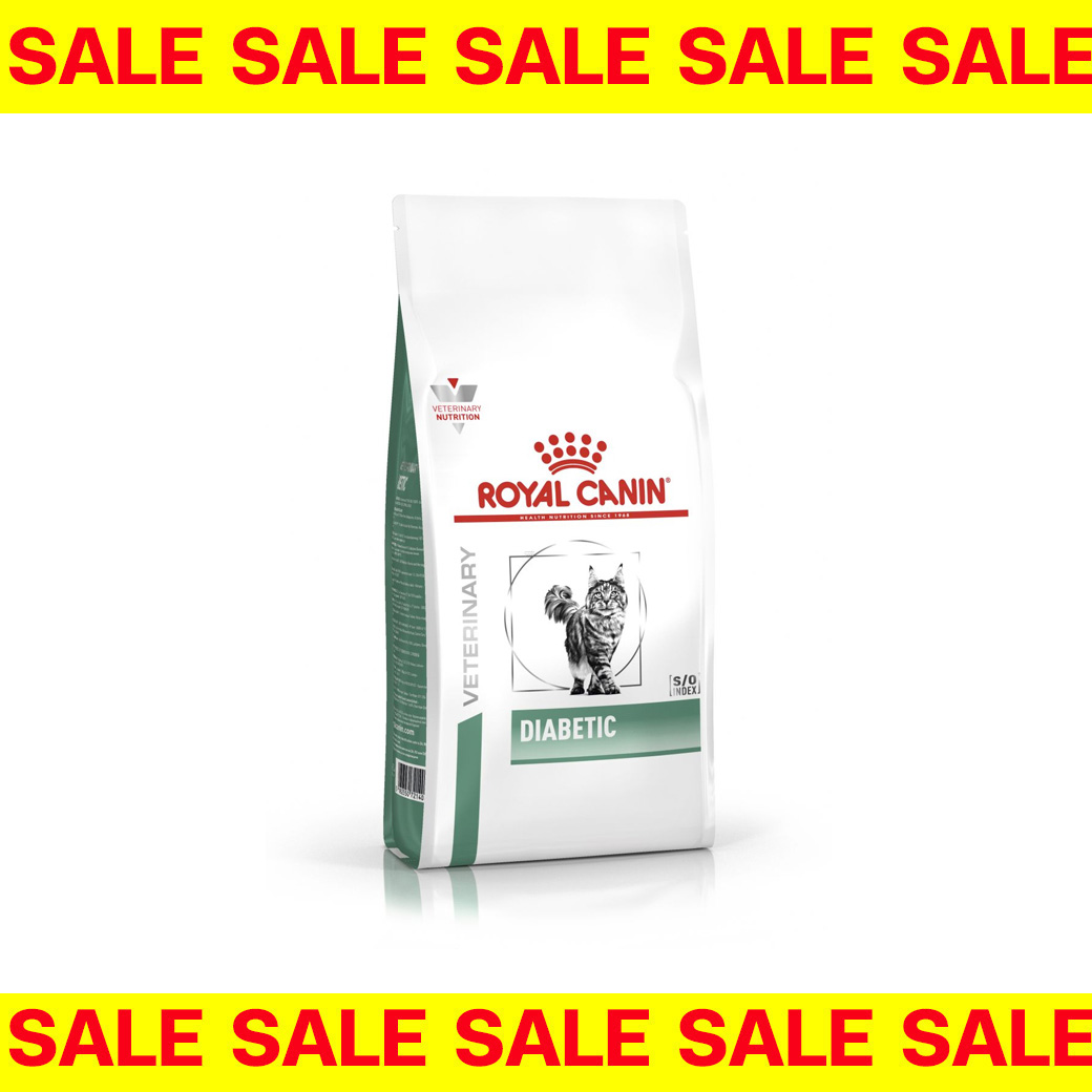 รอสินค้า 3-5 วัน Sale [EXP21/10/2026] Royal canin  VET Diabetic 1.5 KG แมวโรคเบาหวาน