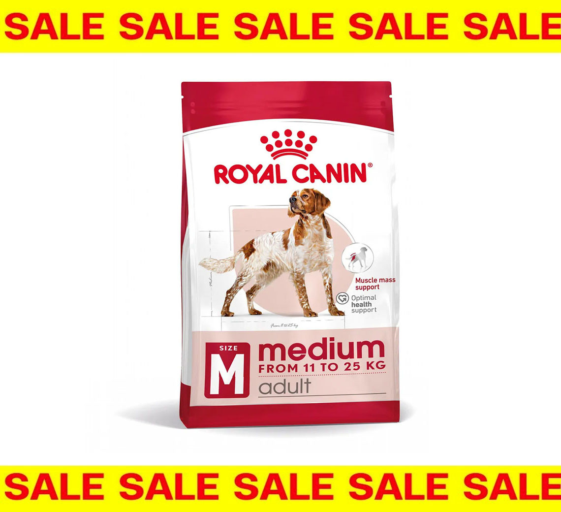 (exp.11-8-26) ROYAL CANIN MEDIUM ADULT 4 KG สุนัขโตพันธุ์กลาง