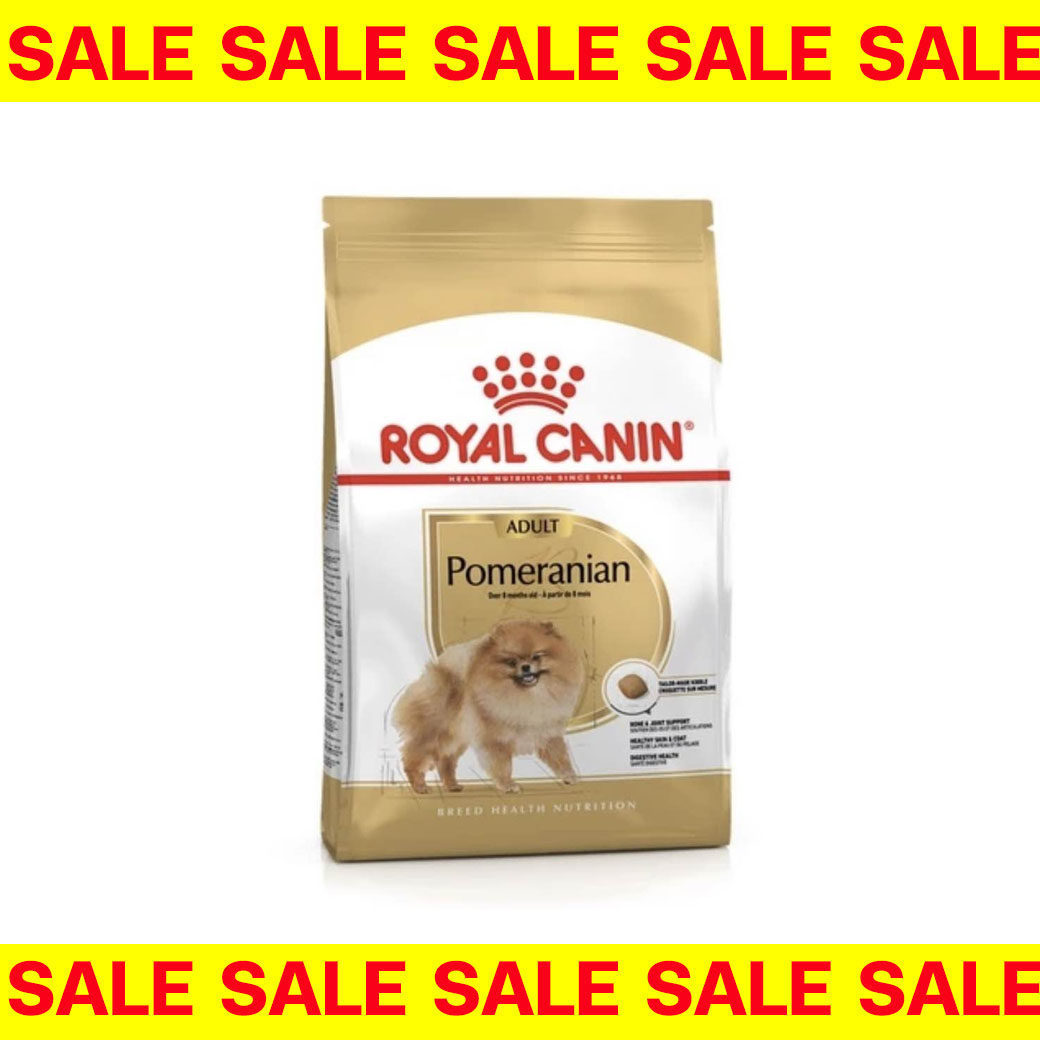 Sale (28/8/2026) ROYAL CANIN POMERENIAN ADULT 1.5KG สุนัขโตพันธุ์ปอมเมอเรเนียน