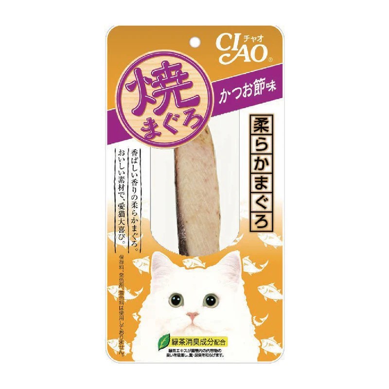 CIAO YAKI  ปลาทูน่าย่าง รสปลาโอแห้งผสมผงสาหร่าย (TSC-04)