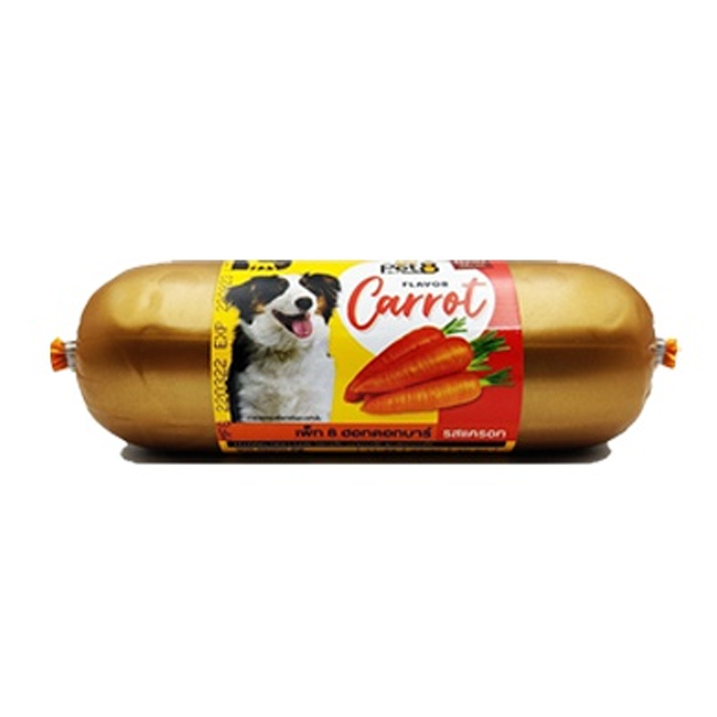 Pet8 Hot dog bar 150g รสแครอท ขนมสุนัข