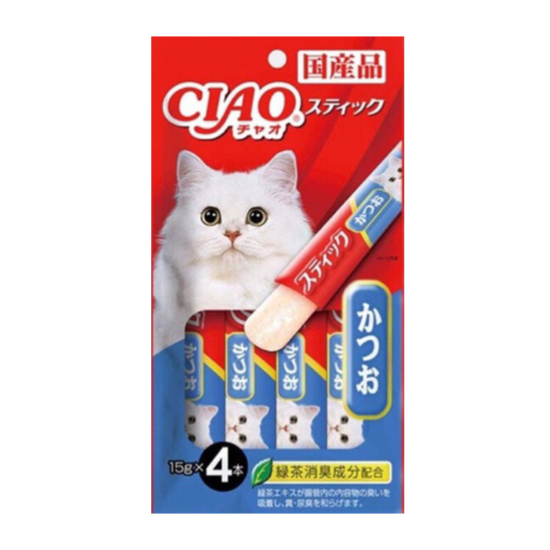 Ciao สติ๊กเยลลี่สำหรับแมว รสทูน่าคัตสึโอะ SC-82