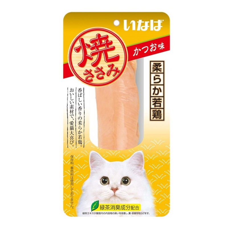 CIAO - ยากิ สันในไก่ย่าง 25 กรัม เนื้อไก่ล้วนๆ ขนมสำหรับแมว