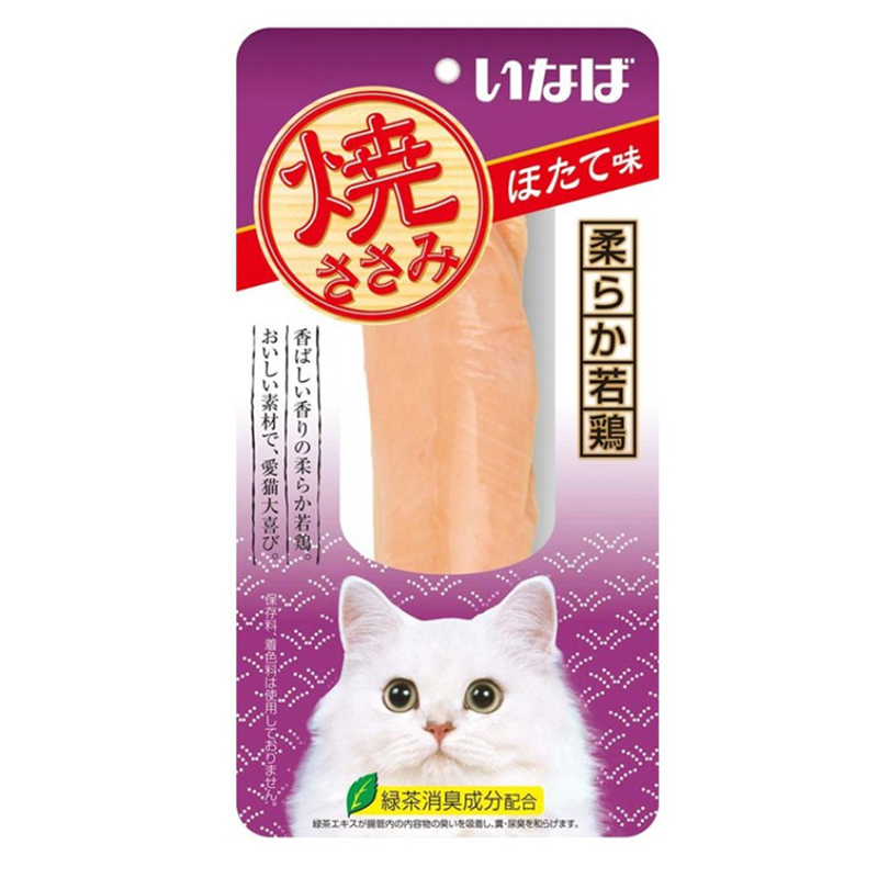 CIAO YAKI 25g เชาว์ ยากิ-สันในไก่ย่าง เนื้อไก่ ขนมสำหรับสุนัขและแมว