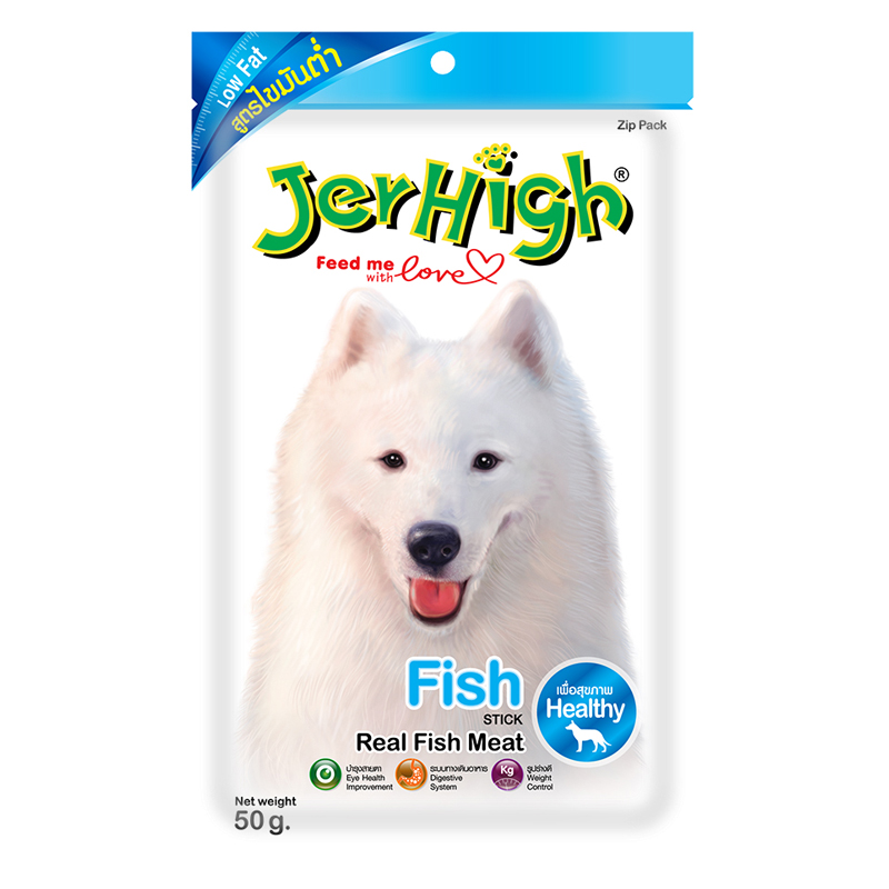 jerhigh stick 60 กรัม รสปลา Fish (ขนม)