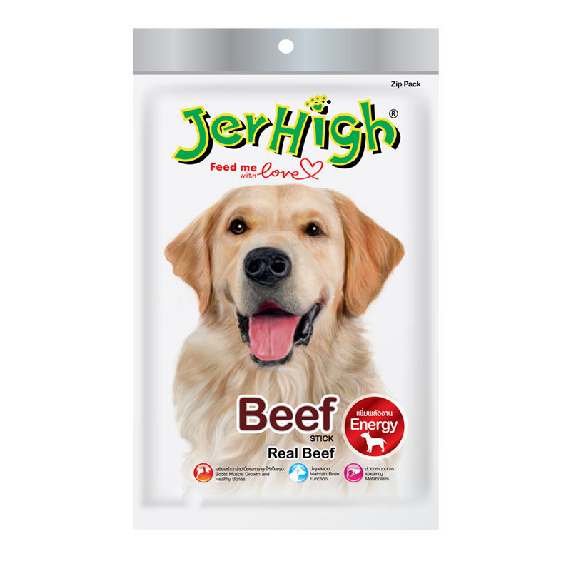 Jerhigh Beef Stick 60 g ขนมสติ๊กรสเนื้อ