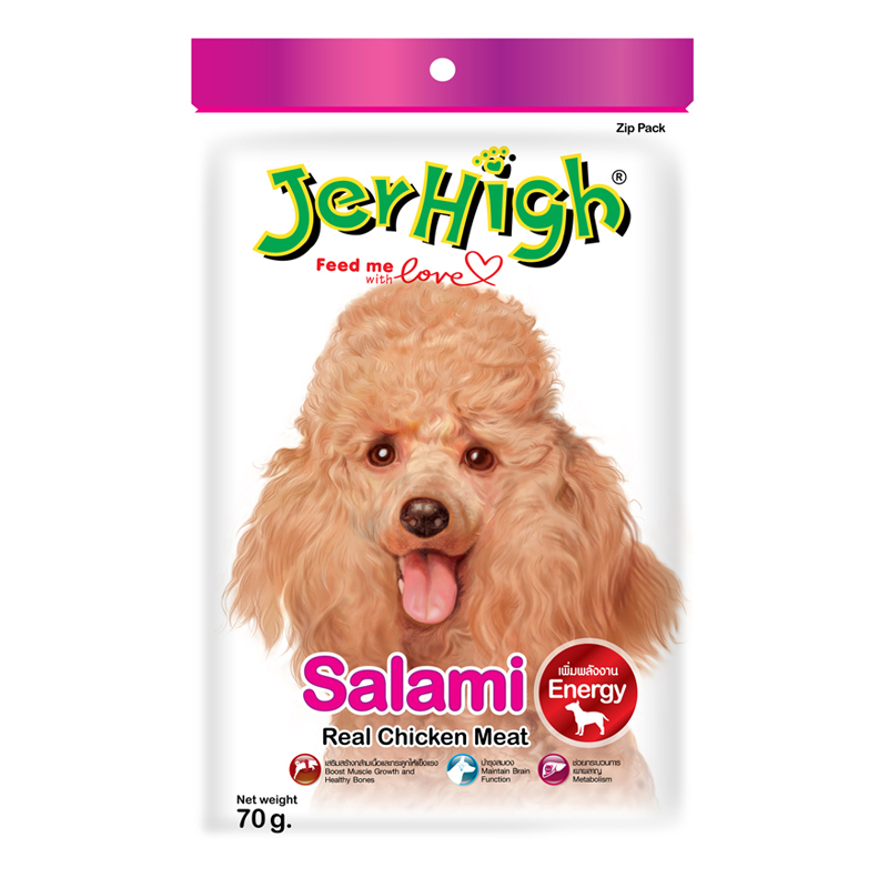 JERHIGH Salami 60g ขนมซาลามี่