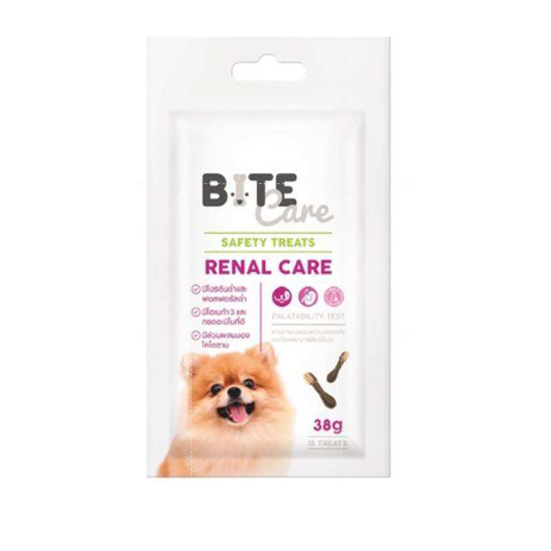 Bite Care 38 กรัม ไบท์แคร์ ขนมสำหรับสุนัข สูตรดูแลร่างกายเป็นพิเศษ