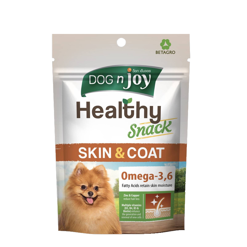 Dog n joy เฮลตี้สแน็ค ขนมบำรุงสุขภาพสุนัข 100 กรัม