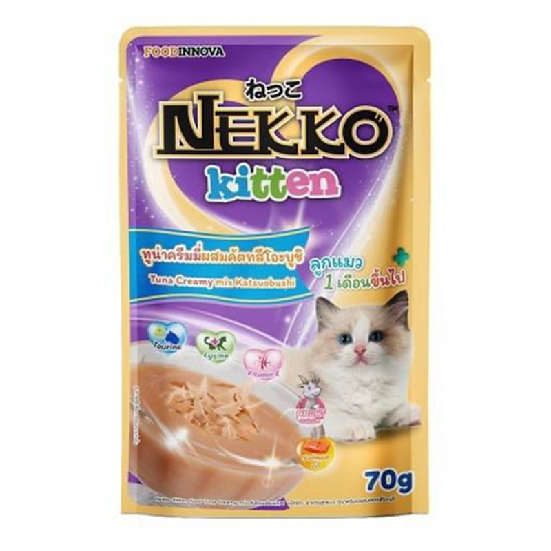 Nekko creamy 70g เนกโกะ ครีมมี่ ทูน่าคัตสึโอะ