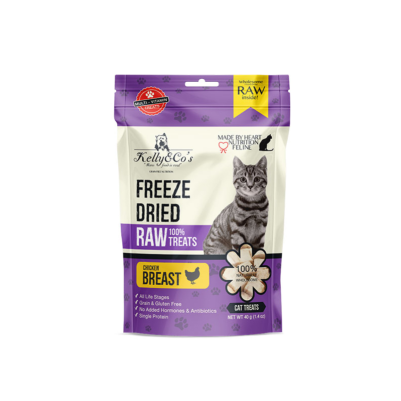 Kelly&Co Freeze dried (Chicken breast) อกไก่ฟรีซดราย 40g