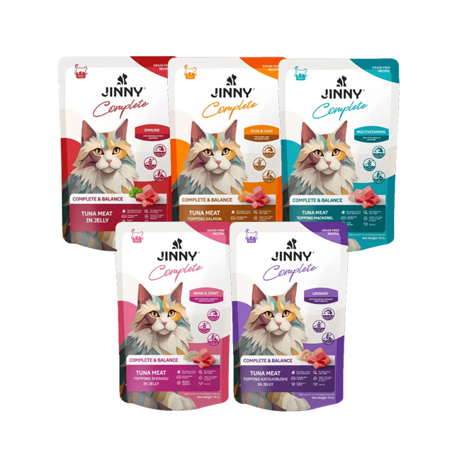 JINNY Complete & Balance อาหารเปียกสำหรับแมว 70g