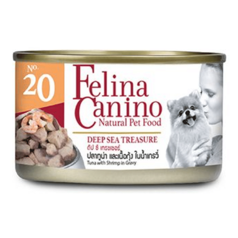 Felina canino DOG อาหารเปียกสุนัขเกรดพรีเมี่ยม ชิ้นเนื้อแน่น 85 กรัม  มีหลายรส