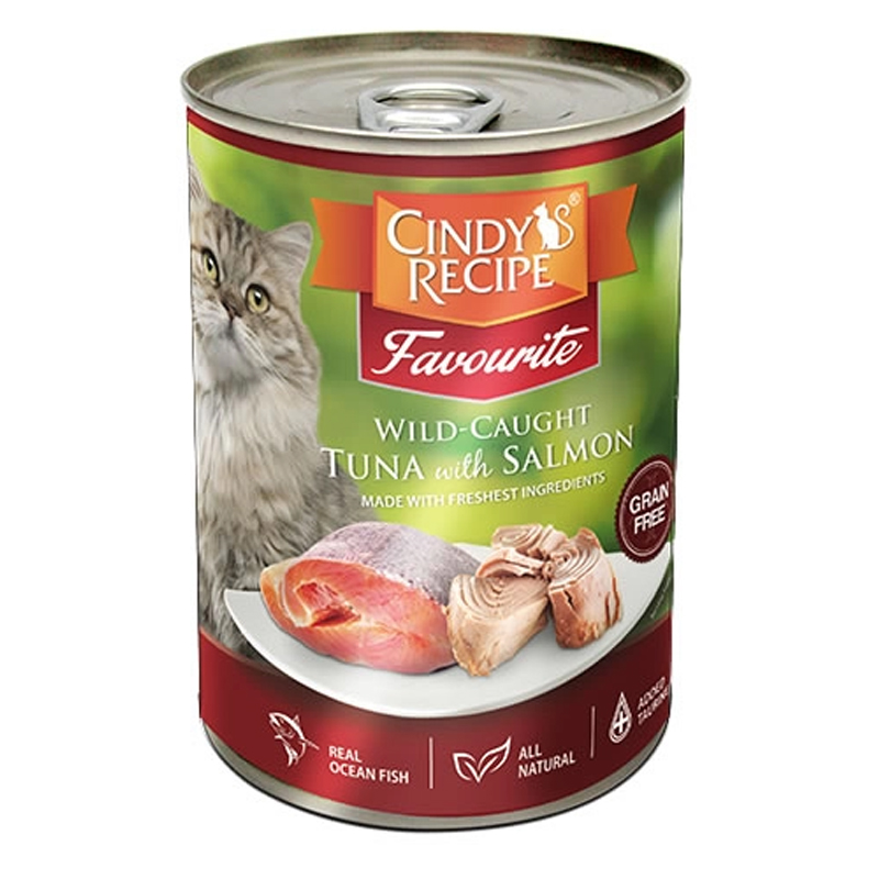 Cindy Recipe 400g อาหารแมวแบบเปียก