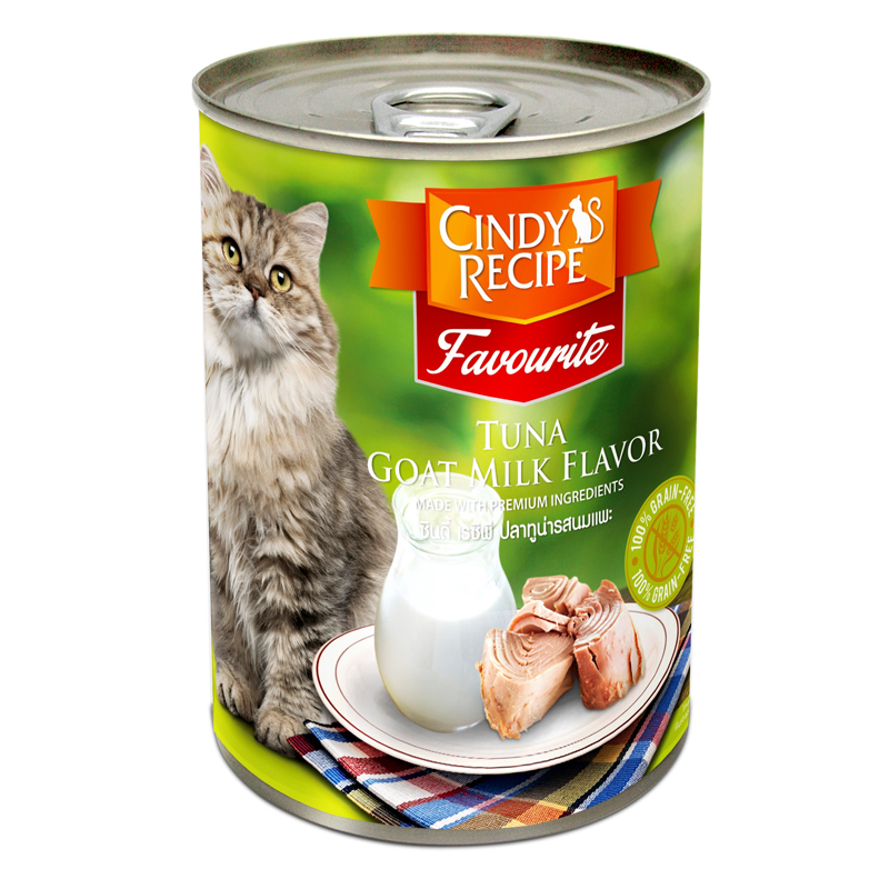 Cindy Recipe 400g อาหารแมวแบบเปียก