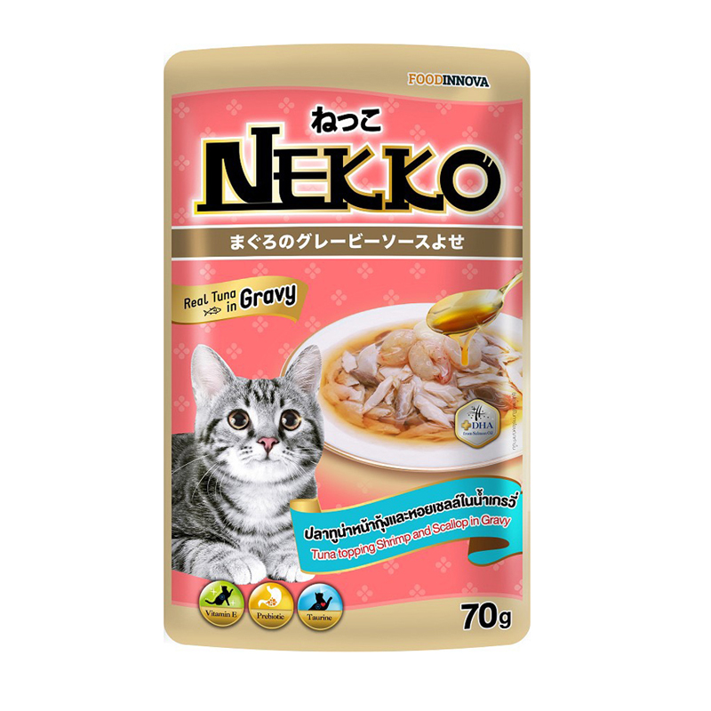 Nekko 70 กรัม อาหารแมวแบบเปียก