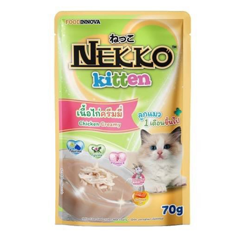 Nekko creamy 70g เนกโกะ ครีมมี่ รสไก่ครีมมี่