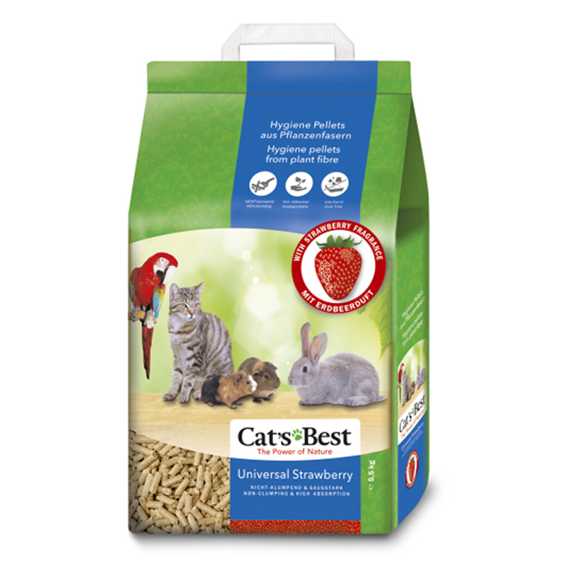 Cat's Best Strawberry สำหรับสัตว์ฟันแทะ